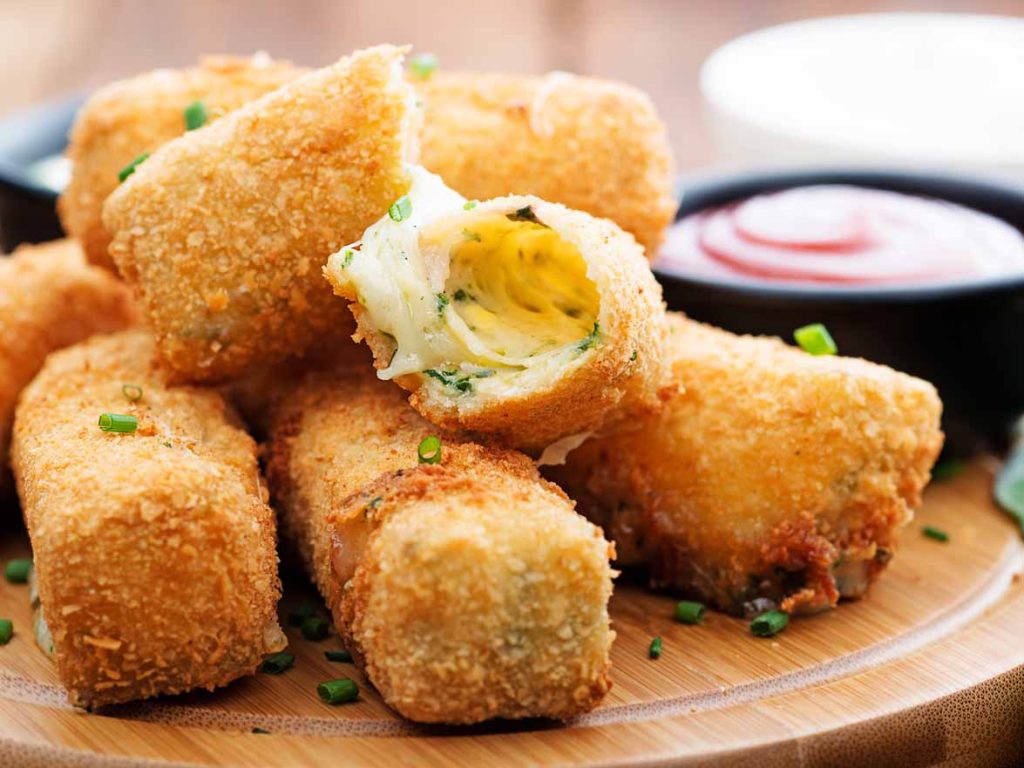 Air Fryer Mozzarella Sticks