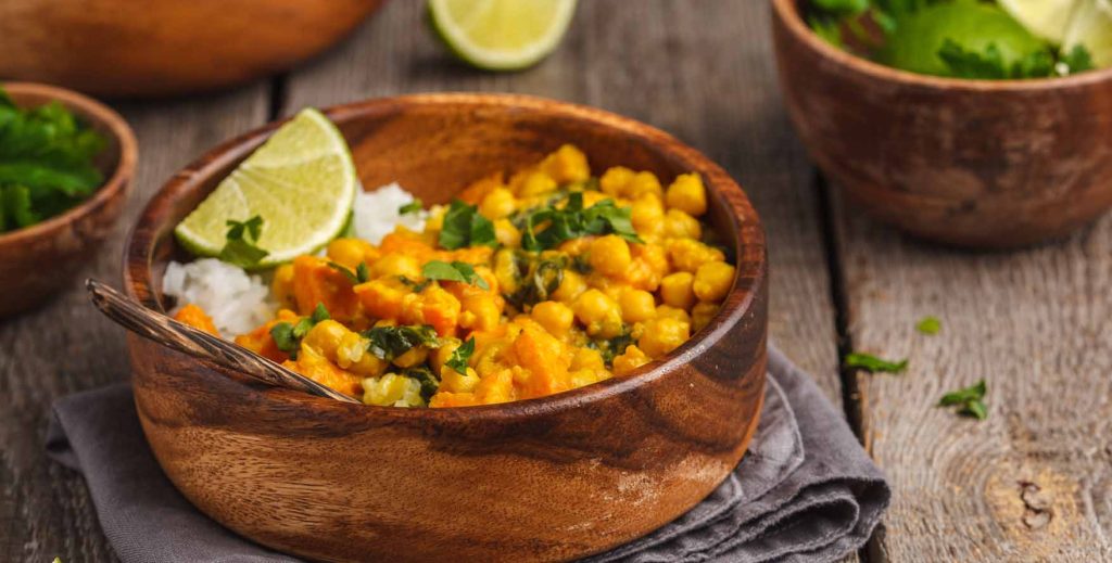 Chickpea And Sweet Potato Curry