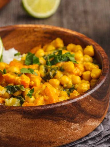 Chickpea And Sweet Potato Curry