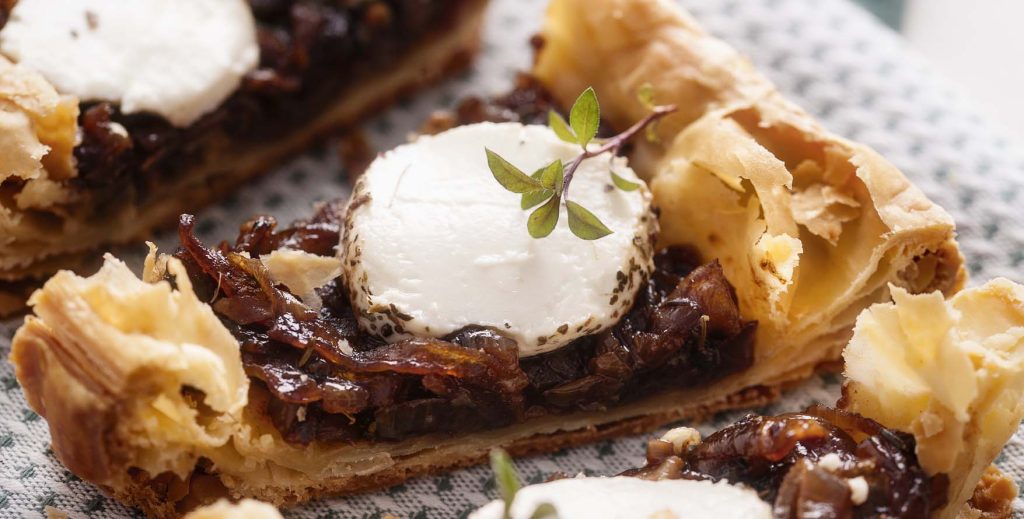 Goat Cheese And Caramelized Onion Tart