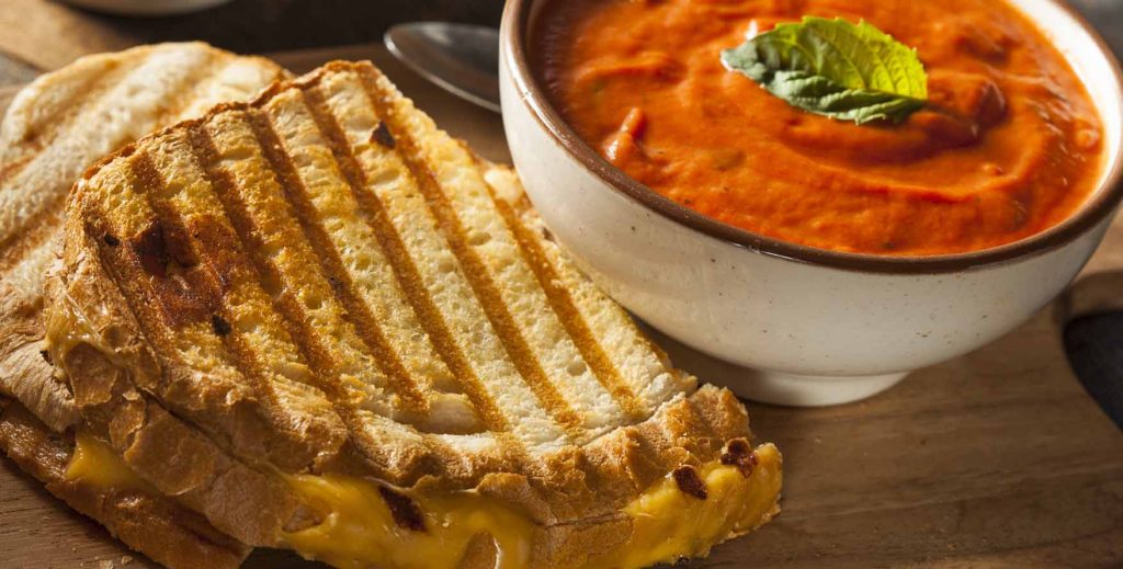 Grilled Cheese and Tomato Soup