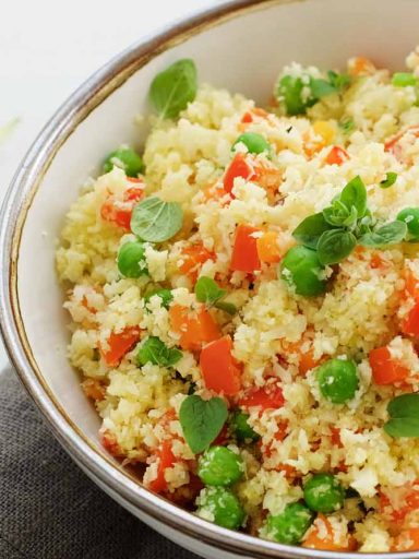 Homemade Cauliflower Fried Rice