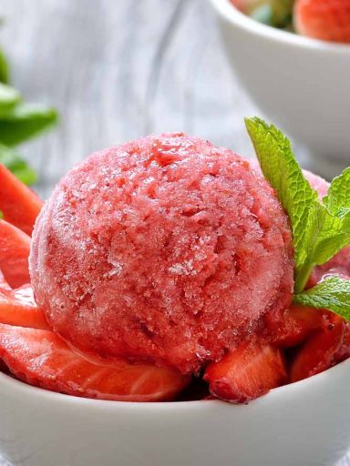 Homemade Fruit Sorbet