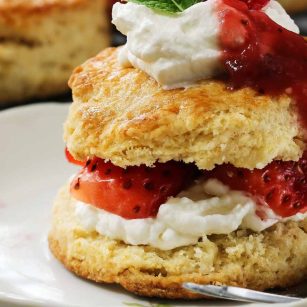 Homemade Strawberry Shortcake