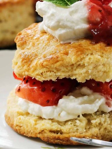 Homemade Strawberry Shortcake