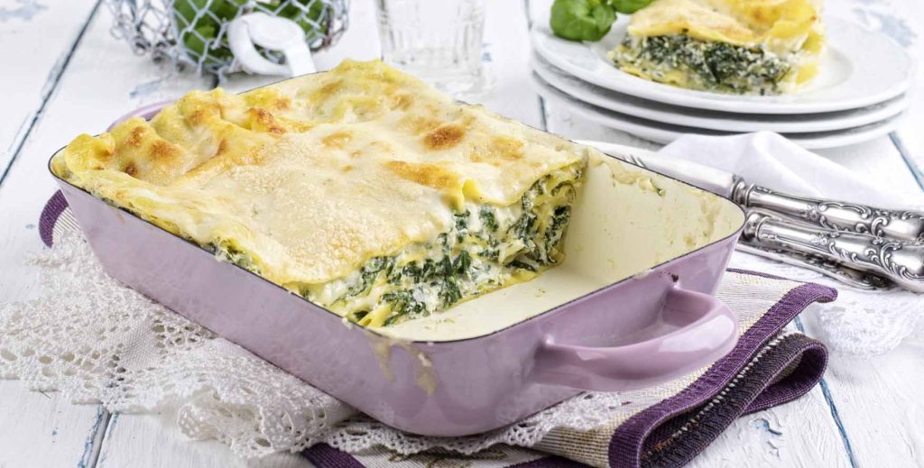 Mushroom And Spinach Lasagna With Béchamel Sauce