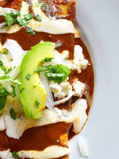 Sweet Potato and Black Bean Enchiladas