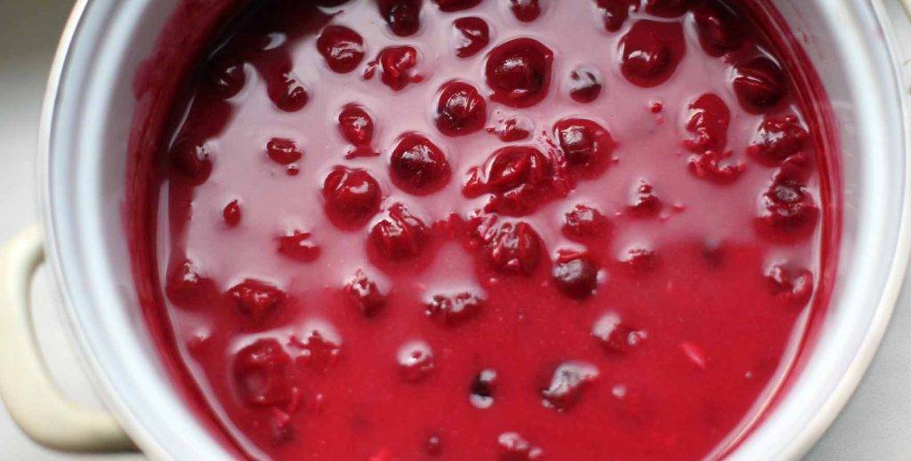 Cold Sour Cherry Soup