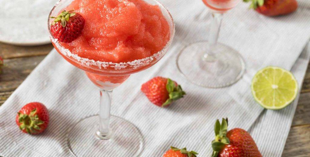 Frozen Strawberry Daiquiri Cocktail