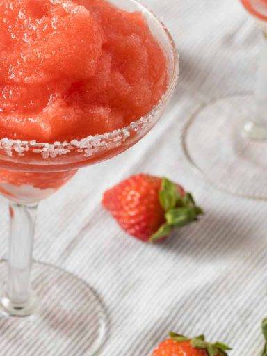 Frozen Strawberry Daiquiri Cocktail