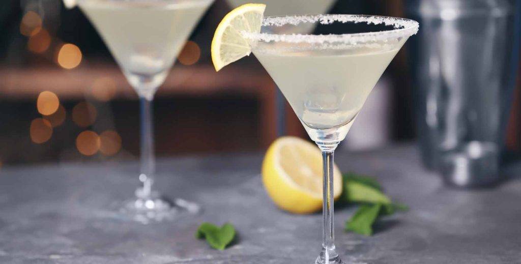 Lemon Drop Martini Cocktail