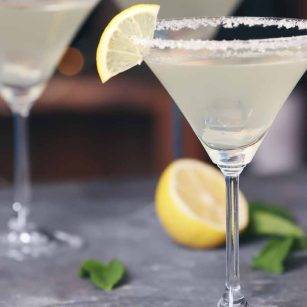 Lemon Drop Martini Cocktail