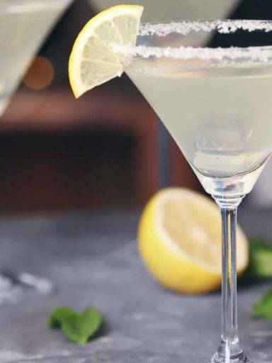 Lemon Drop Martini Cocktail