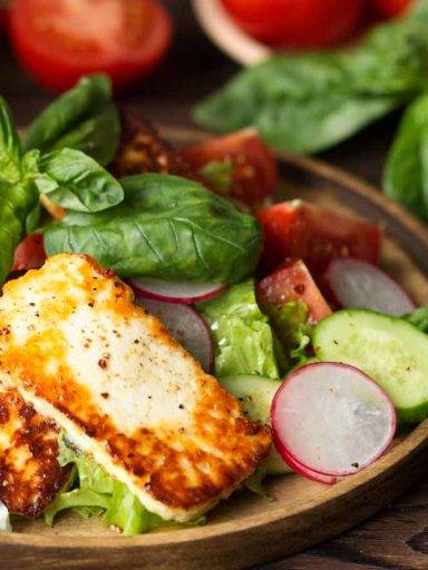 Grilled Halloumi Salad